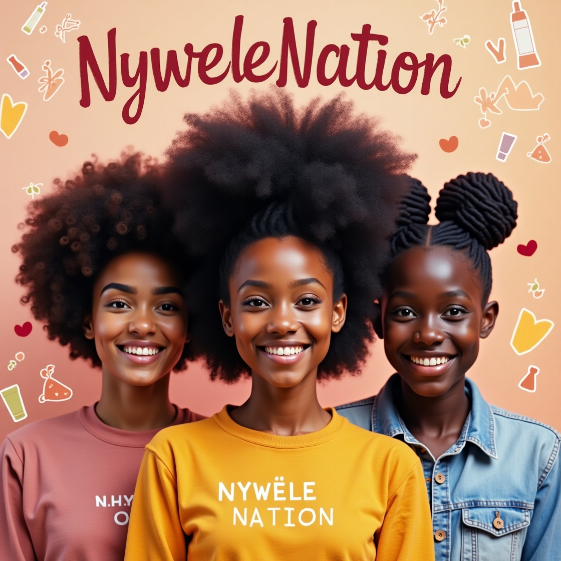 Founder smiling with 4C hair